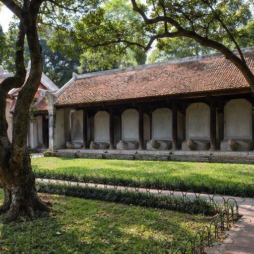 Temple of Literature — характерная деталь