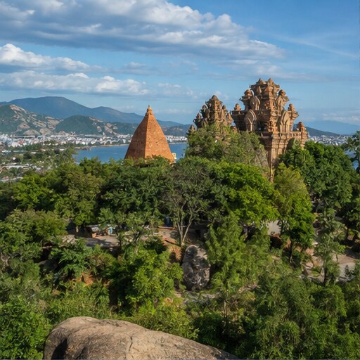 Po Nagar Cham Towers — общий вид