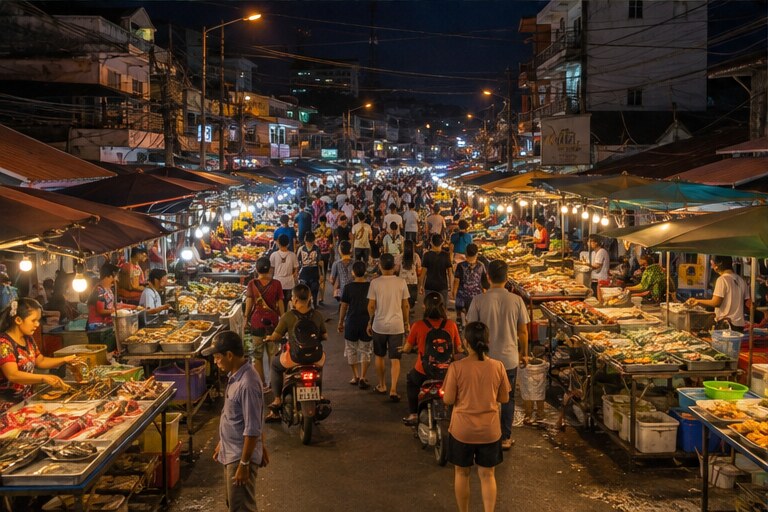 Duong Dong и ночной рынок — доступ и окружение